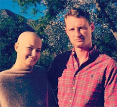 Josefine Sydness 20 aar og under cellegiftbehandling C