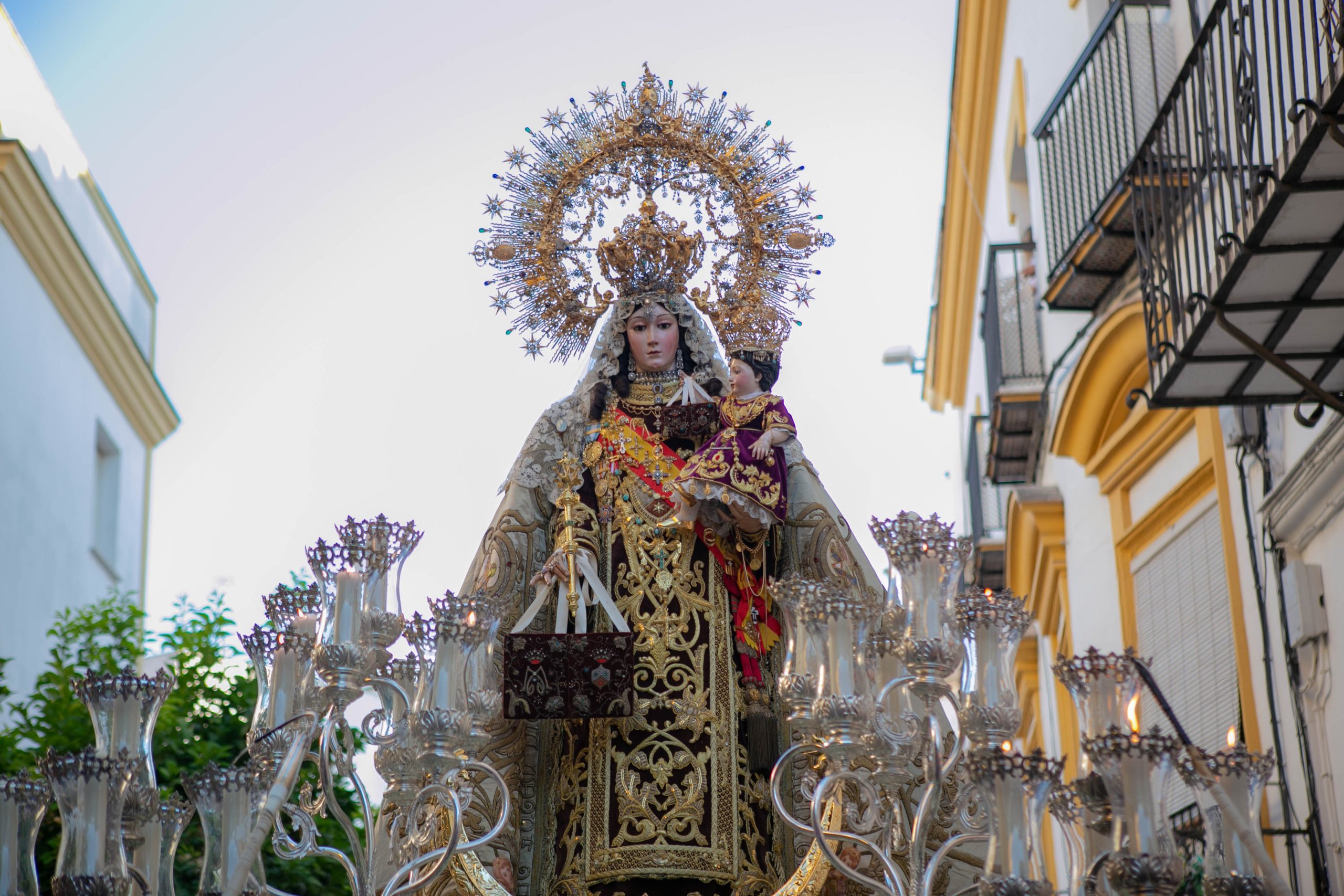 Ceremony,Procession,Virgin,Of,Camen,Christian,Jerez,De,La,Frontera