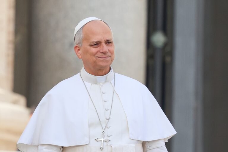 Pope,Leo,Xiv,Addresses,The,Faithful,Gathered,In,St.,Peters