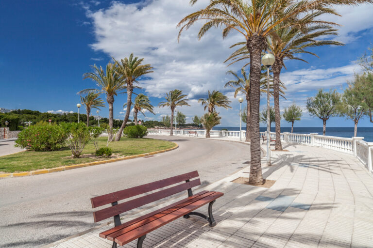 Maritime,Promenade,,Costa,Daurada,Area,,Ametlla,De,Mar,,Catalonia,spain.