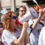 Massiv demonstrasjon mot boligkrisen