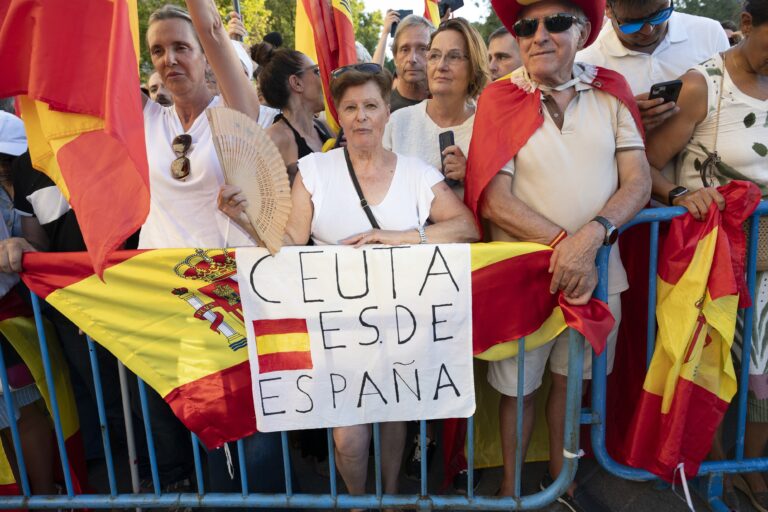 Protestmarsj mot migrasjonskrisen