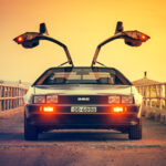 DeLorean-bilen fra Tilbake til fremtiden i Málaga