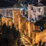 Kveldsbelysning for Alcazaba