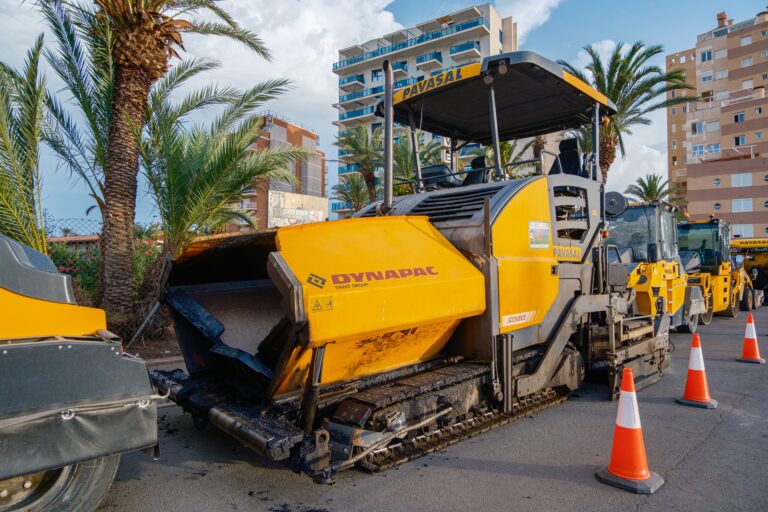 Omfattende veiarbeid i Estepona